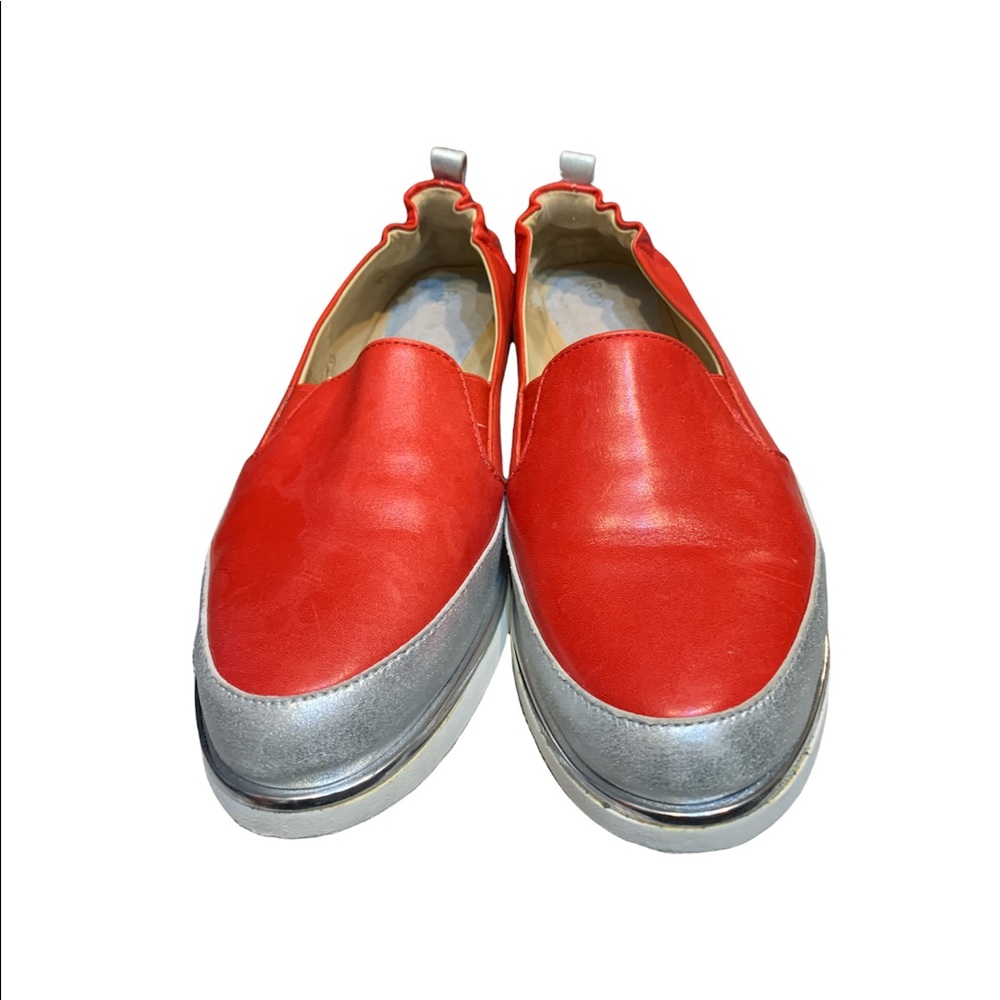 Ron White Leather Slip on Sneakers - Picture 3 of 12